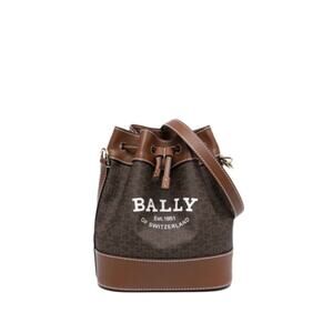 NWT Bally Cleoh Bucket Monogram Logo Medium Bucket Bag